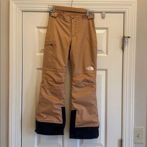 The North Face Girls Tan Snow Pants size 10